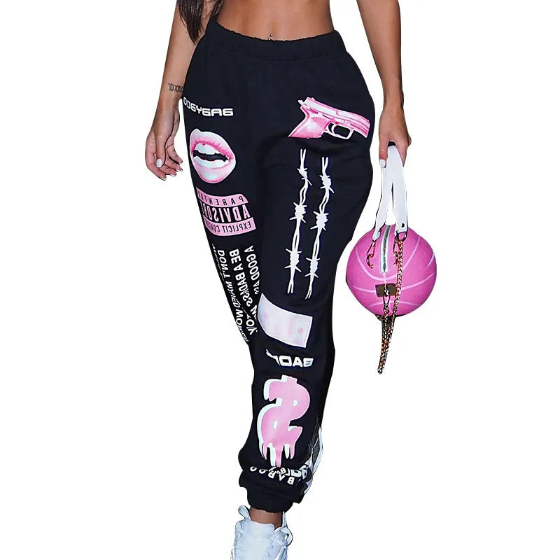 Harem Sports Joggers | Women's Printed Joggers | Forever2Cold