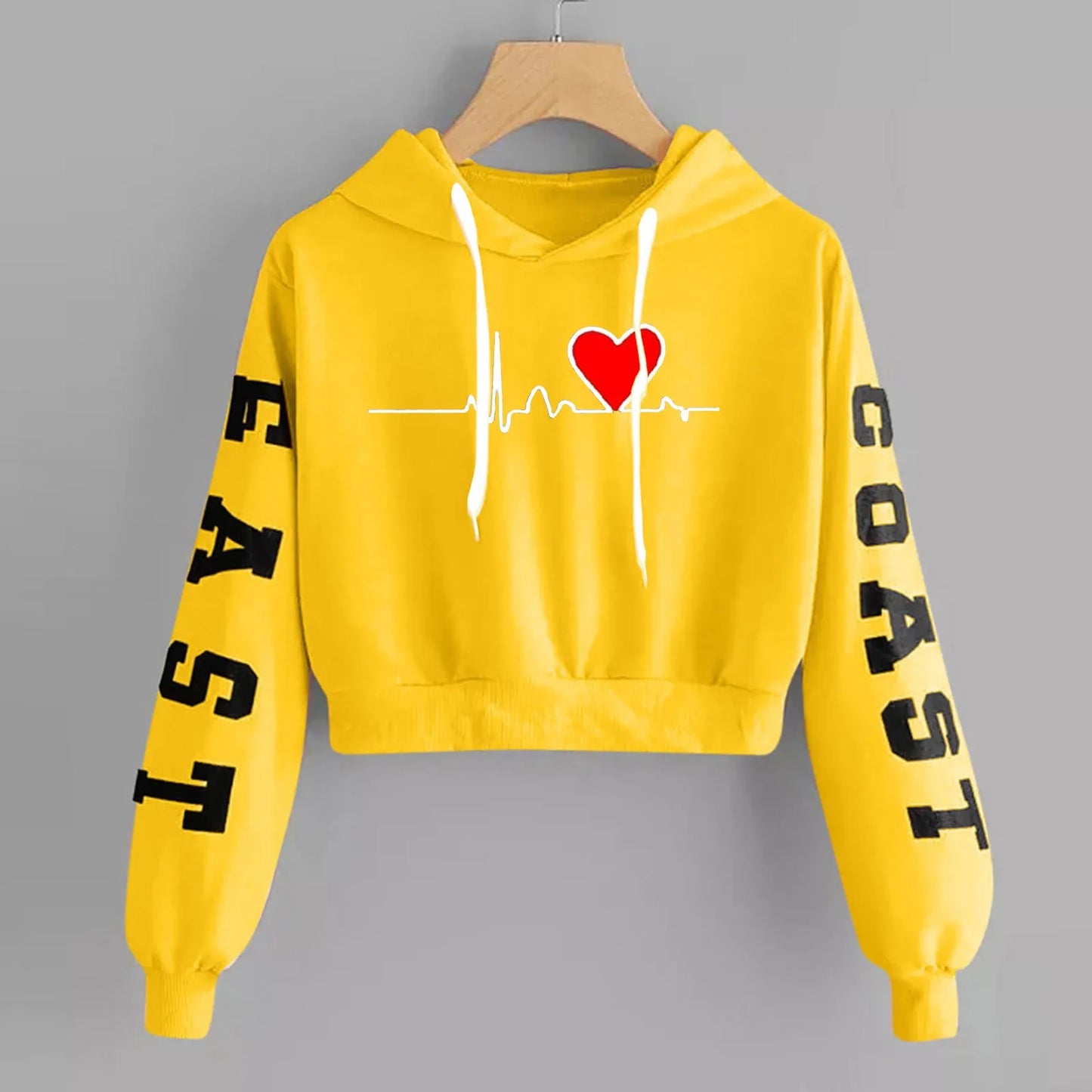 Heartbeat Print Hoodie