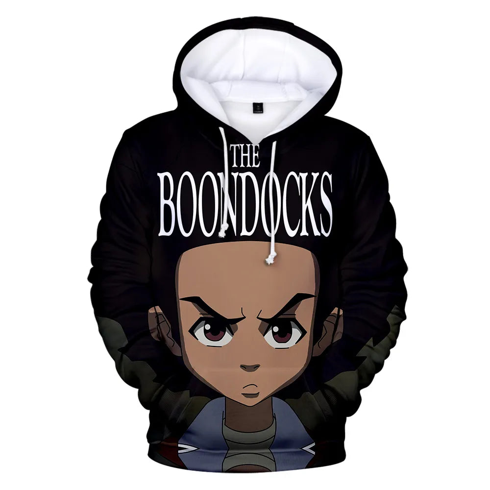 The Boondocks 3D Printed Hoodies