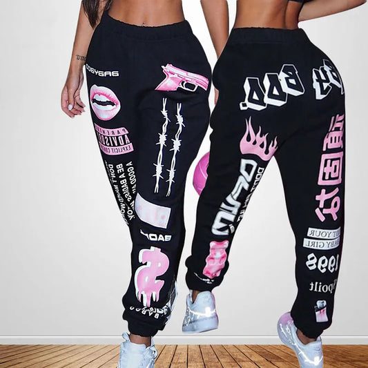 Harem Sports Joggers | Women's Printed Joggers | Forever2Cold