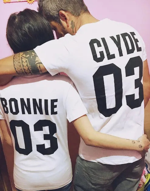 Bonnie CLYDE Couples T-Shirt