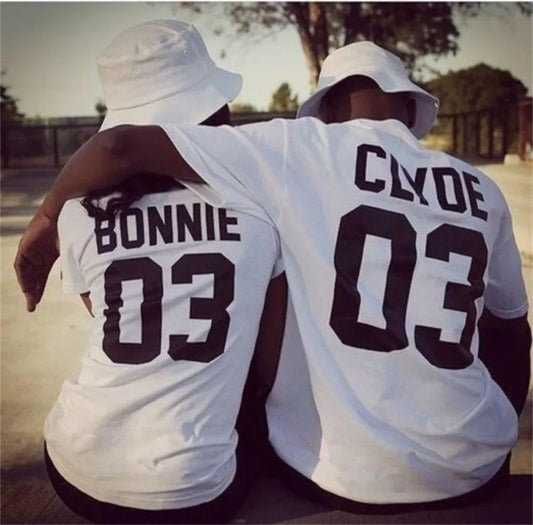 Bonnie CLYDE Couples T-Shirt