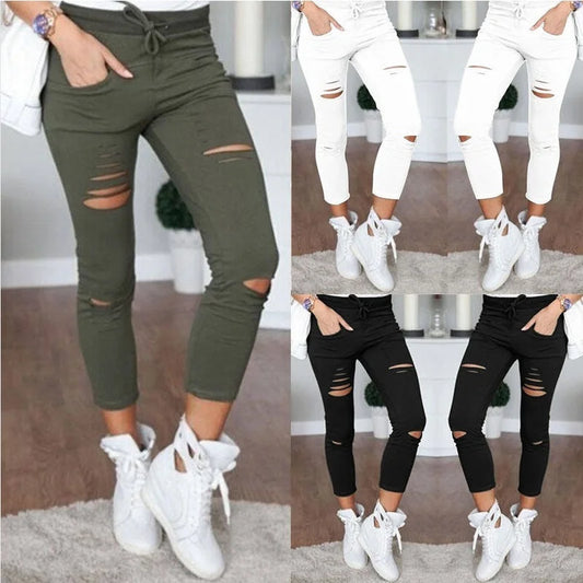 Ripped Stretchable Jeans