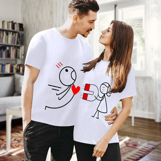 Lover Cartoon Couple T-Shirts