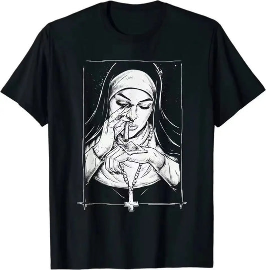 Take Drugs Nun T Shirt
