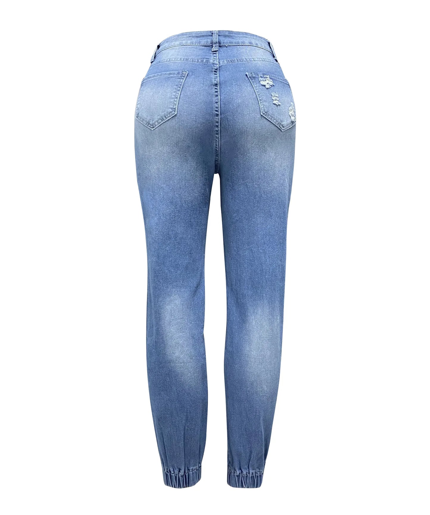 Women Ankle Length Letter Print Jeans