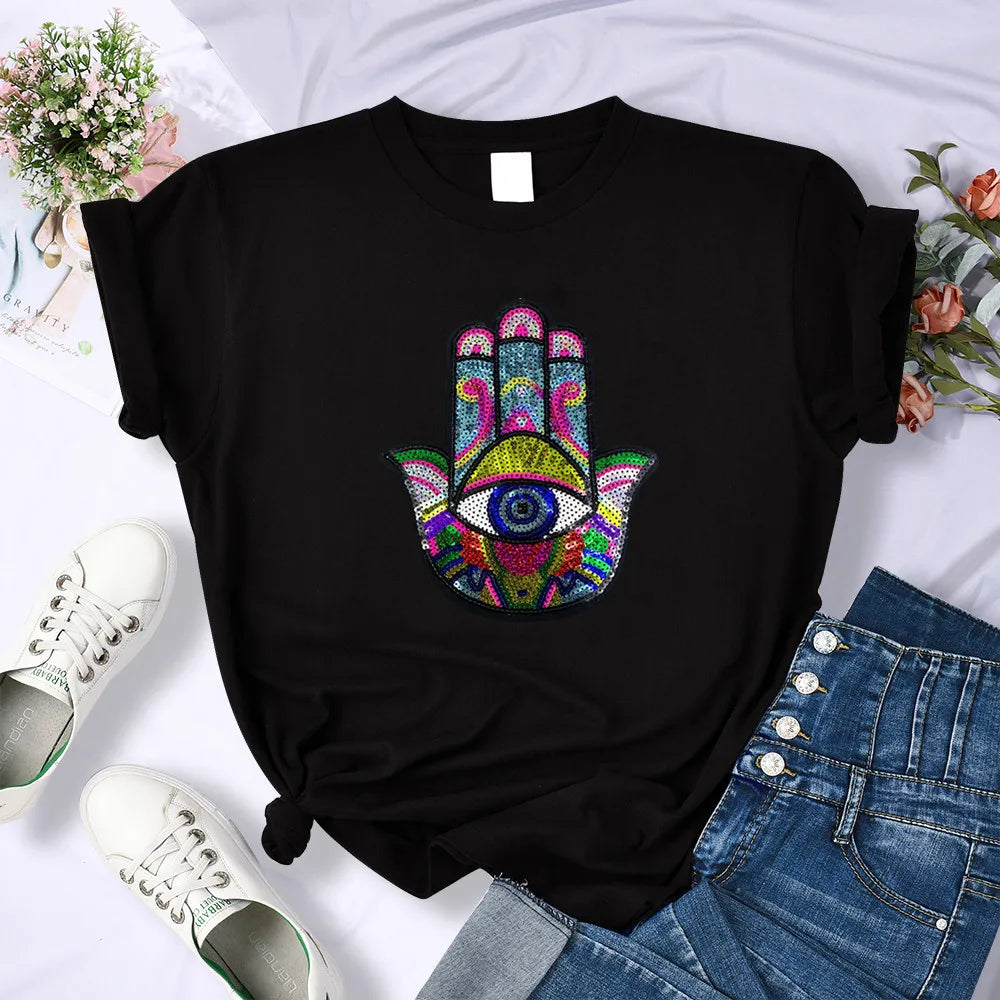 Lucky Hamsa Hand T-Shirt