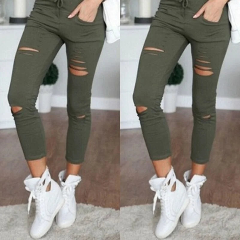Ripped Stretchable Jeans