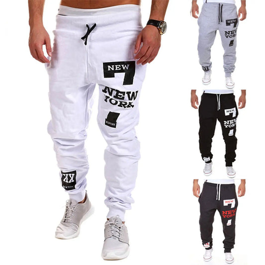 Men's Letter Print Joggers