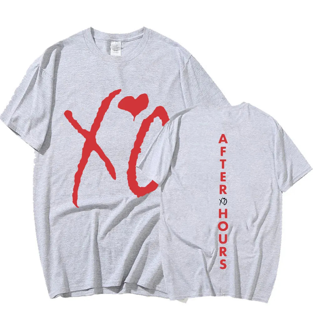 The Weeknd XO After Hours Letters Print T-Shirt
