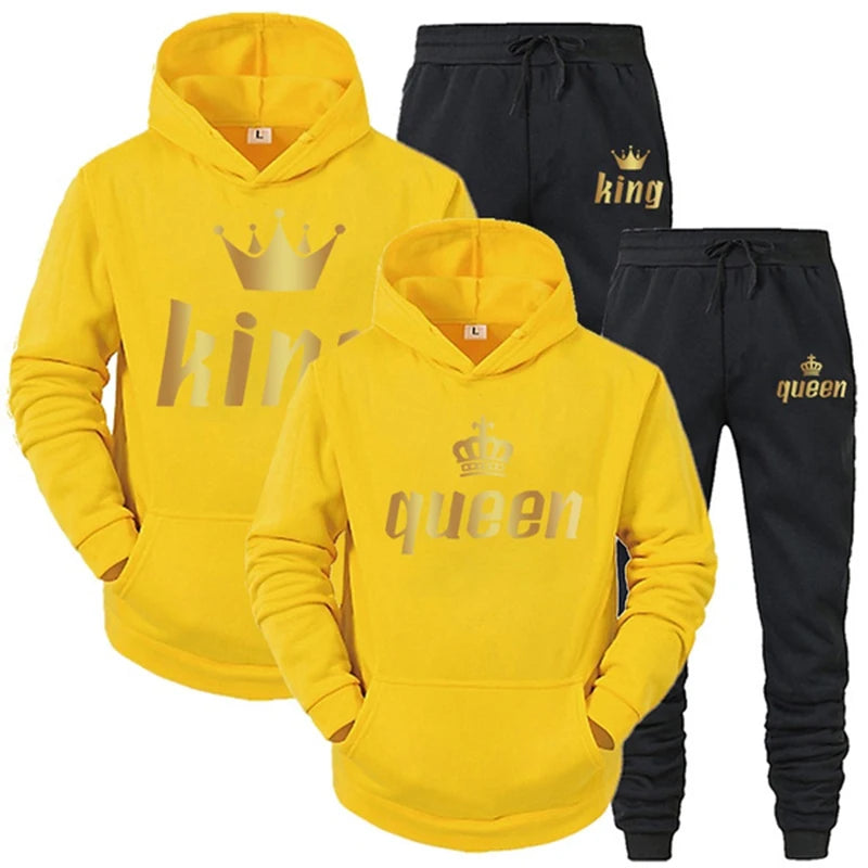 Couple Outfits Hoodie and Jogger Tracksuits