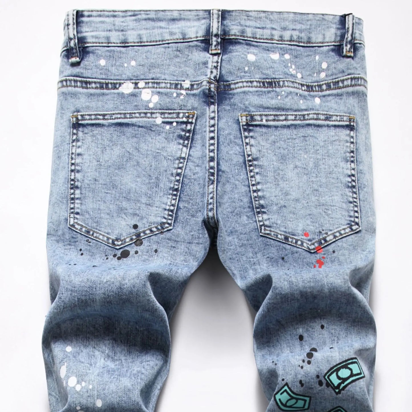 Men's High Quality Hip Hop Slim Jeans