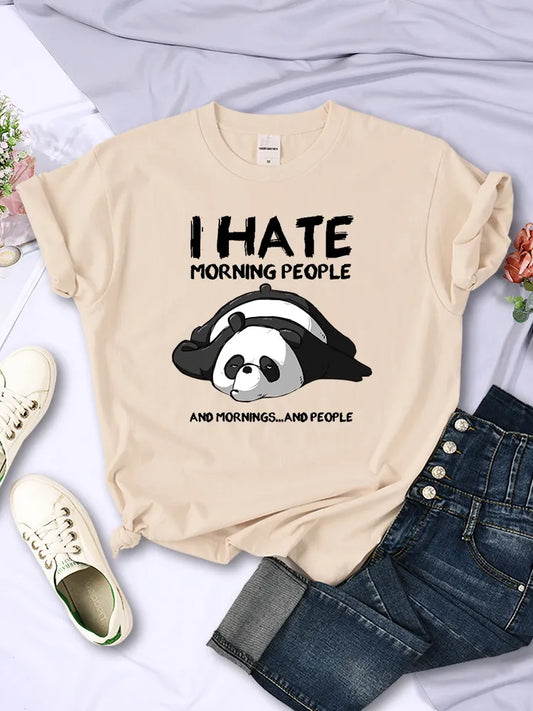 I Hate Morning People Women Short Sleeve T-Shirt