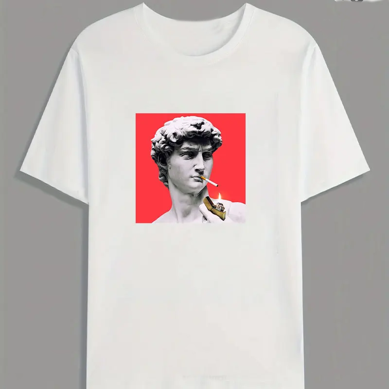 Funny David Graphic Print T-Shirt