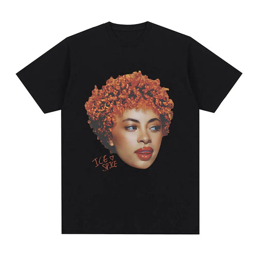 Rapper Ice Spice Graphic T Shirt