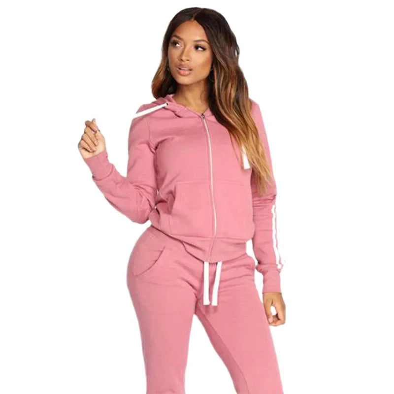 Women's Casual 2 Piece Tracksuit