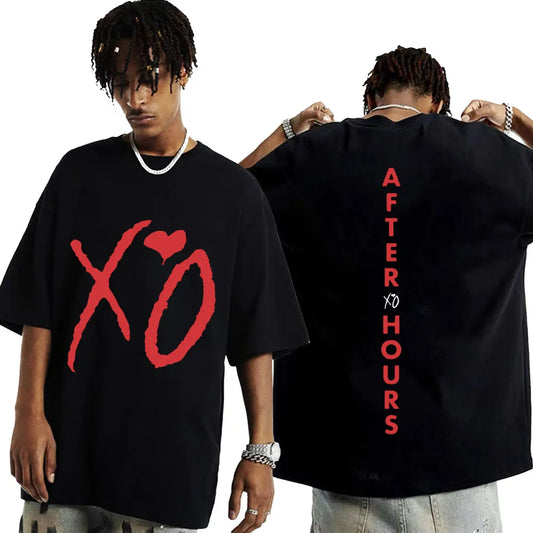 The Weeknd XO After Hours Letters Print T-Shirt
