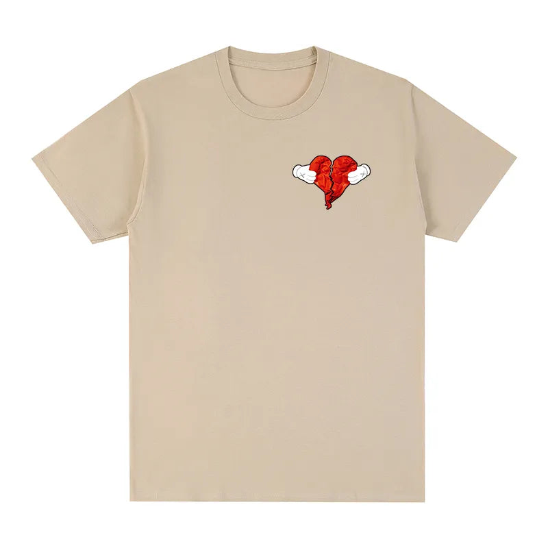 Kanye West Heart Hip Hop T-shirt